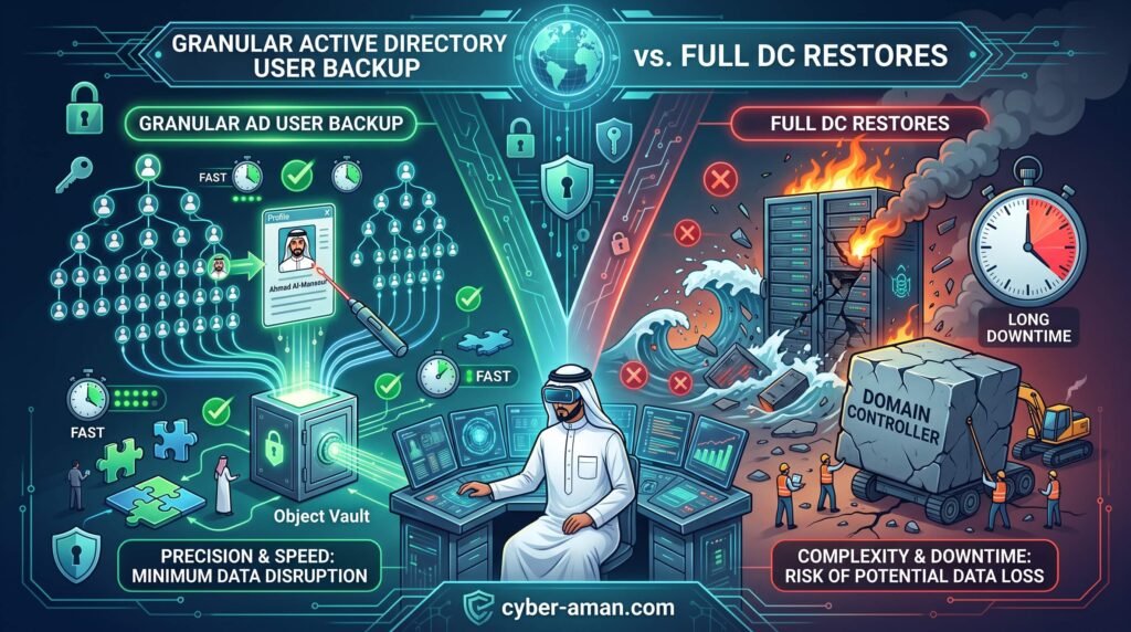 Granular Active Directory User Backup vs. Full DC Restores