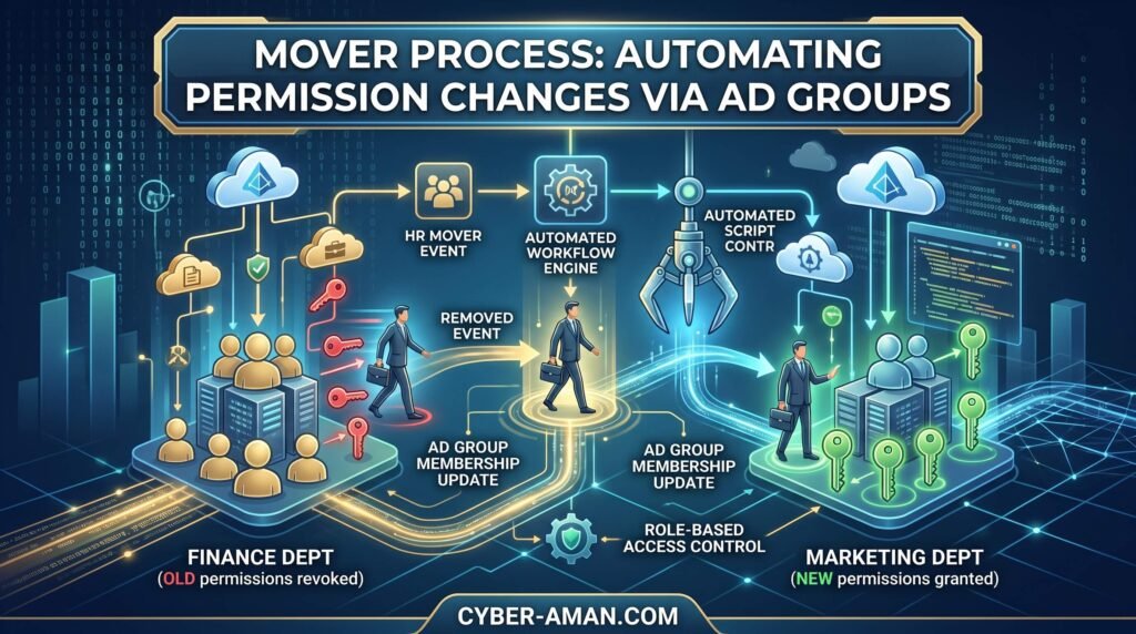 Mover Process Automating Permission Changes via AD Groups