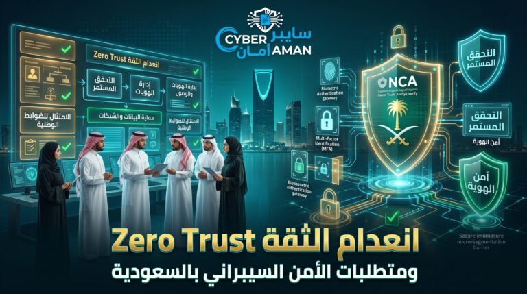 انعدام الثقة Zero Trust ومتطلبات الأمن السيبراني بالسعودية